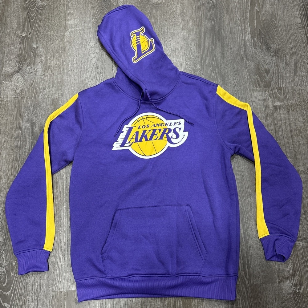 Los Angeles LA Lakers Hoodie  Pullover NBA Officially Licensed Logo Size XL EUC